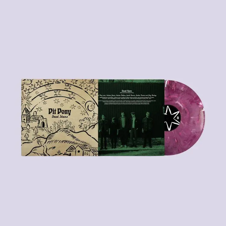 Pit Pony - Dead Stars: Purple and White Splatter Vinyl LP