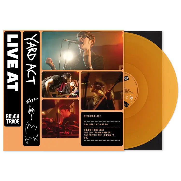 Yard Act - Live At Rough Trade East: Transparent Orange Vinyl LP